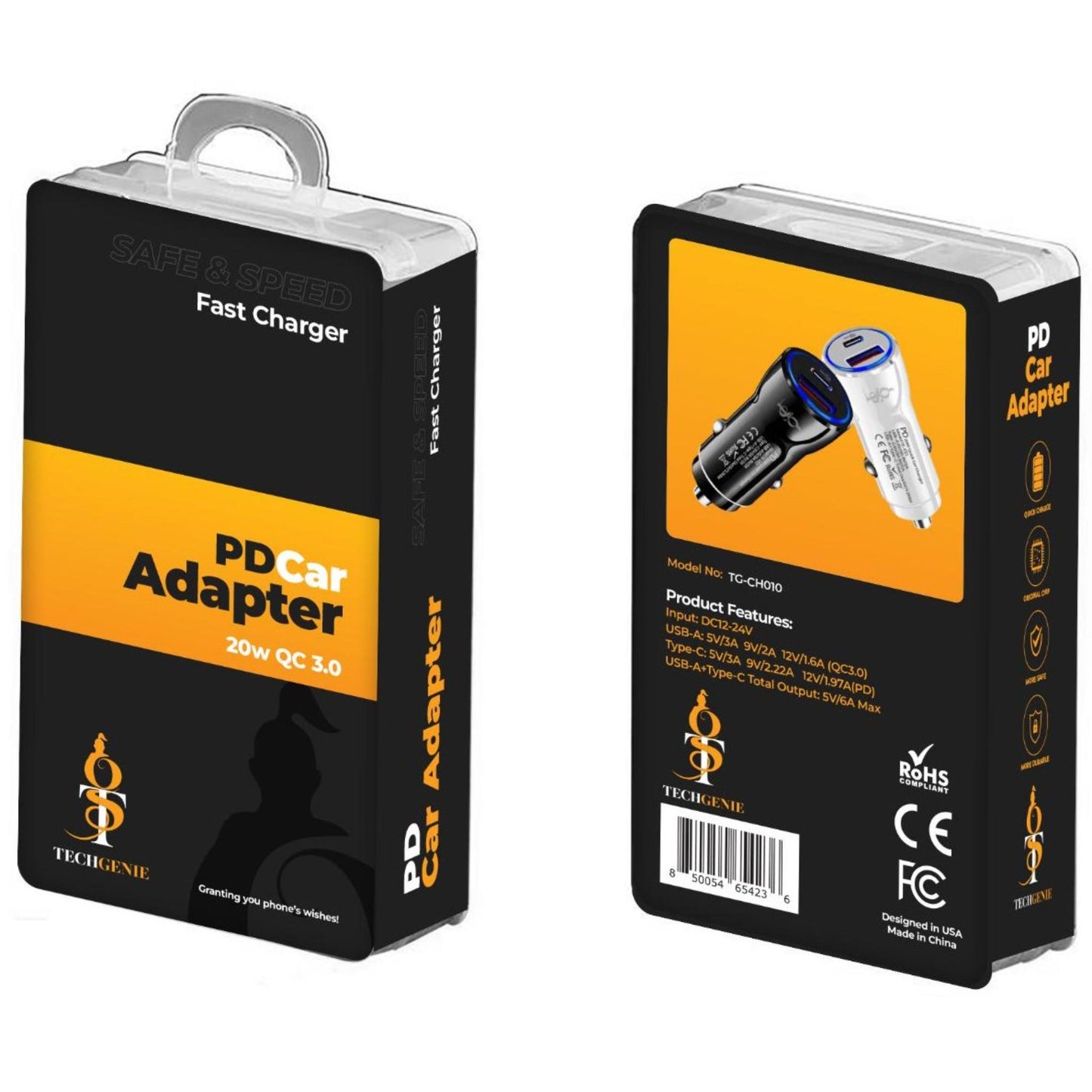 TECHGENIE-PD CAR ADAPTER