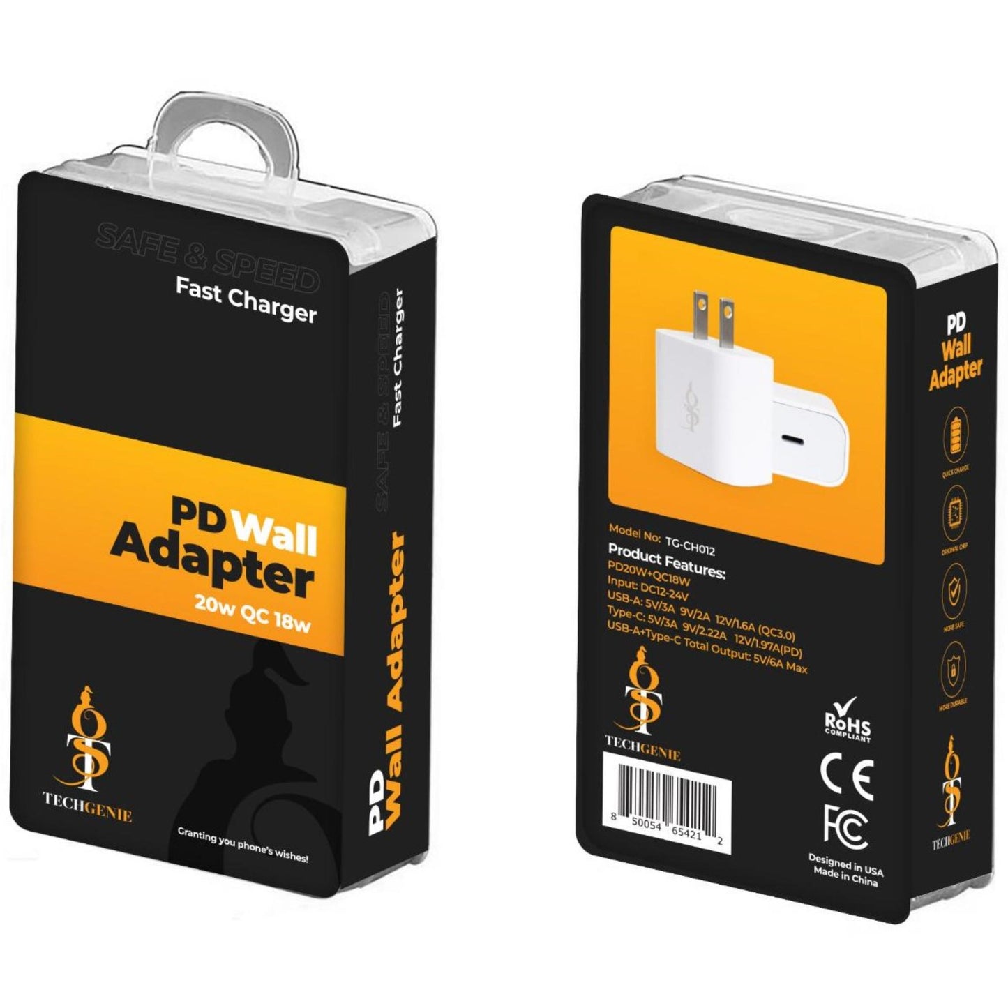 TECHGENIE-PD WALL ADAPTER