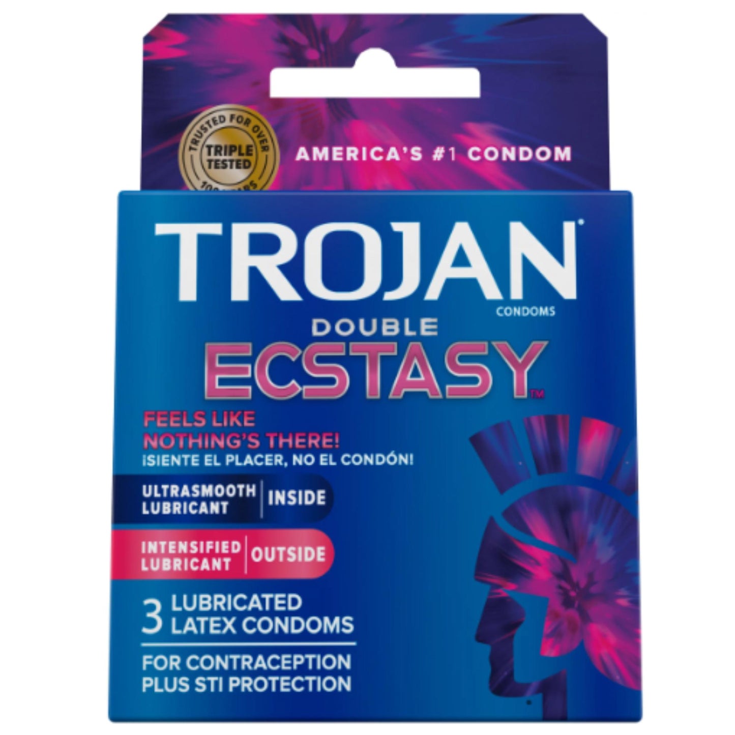 TROJAN CONDOM-DOUBLE ECSTASY 6CT