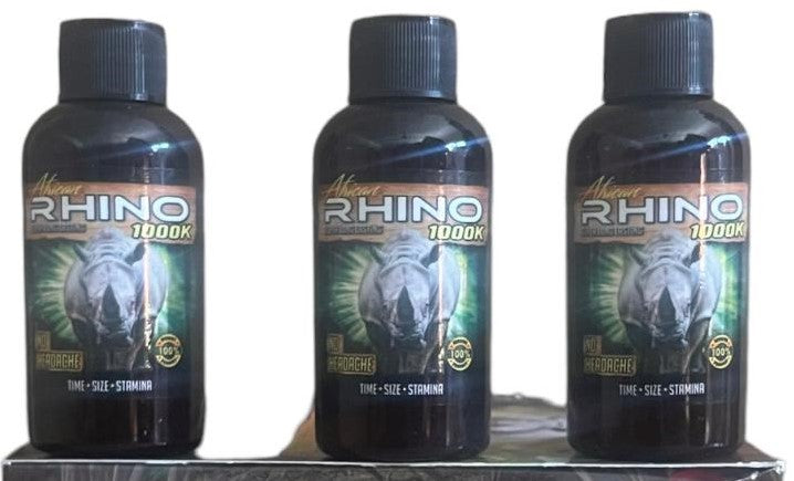 AFRICAN RHINO HERBAL SUPPLEMENT LIQUID 12CT BOX