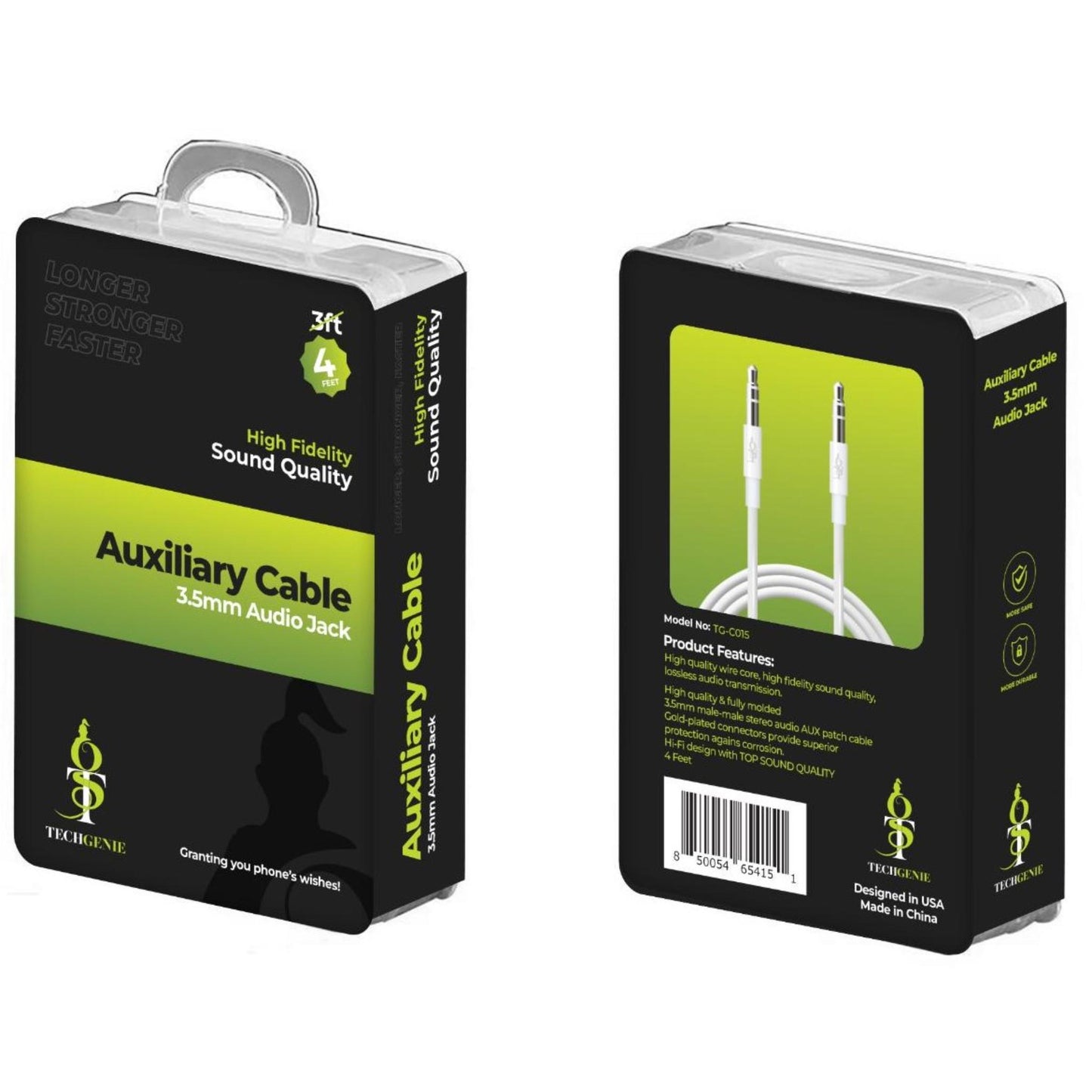 TECHGENIE-AUX CABLE