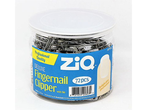 NAIL CLIPPER-JAR FINGERNAIL 72CT