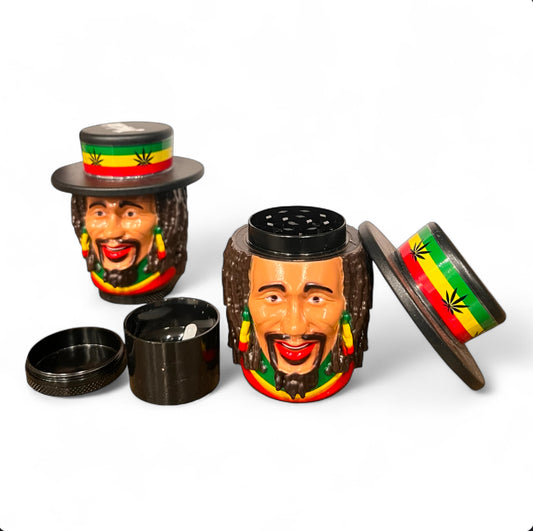 BOB MARLEY TOBACCO GRINDER - 63MM
