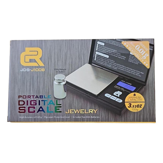 CR SCALE (JDS J100B) 0.01g BIG WITH 100g WEIGHT