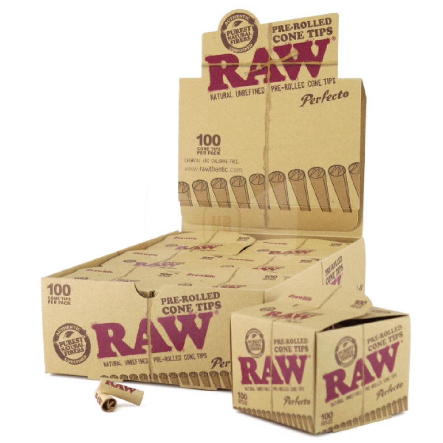 RAW TIP PRE ROLLED 100CT PERFECTO