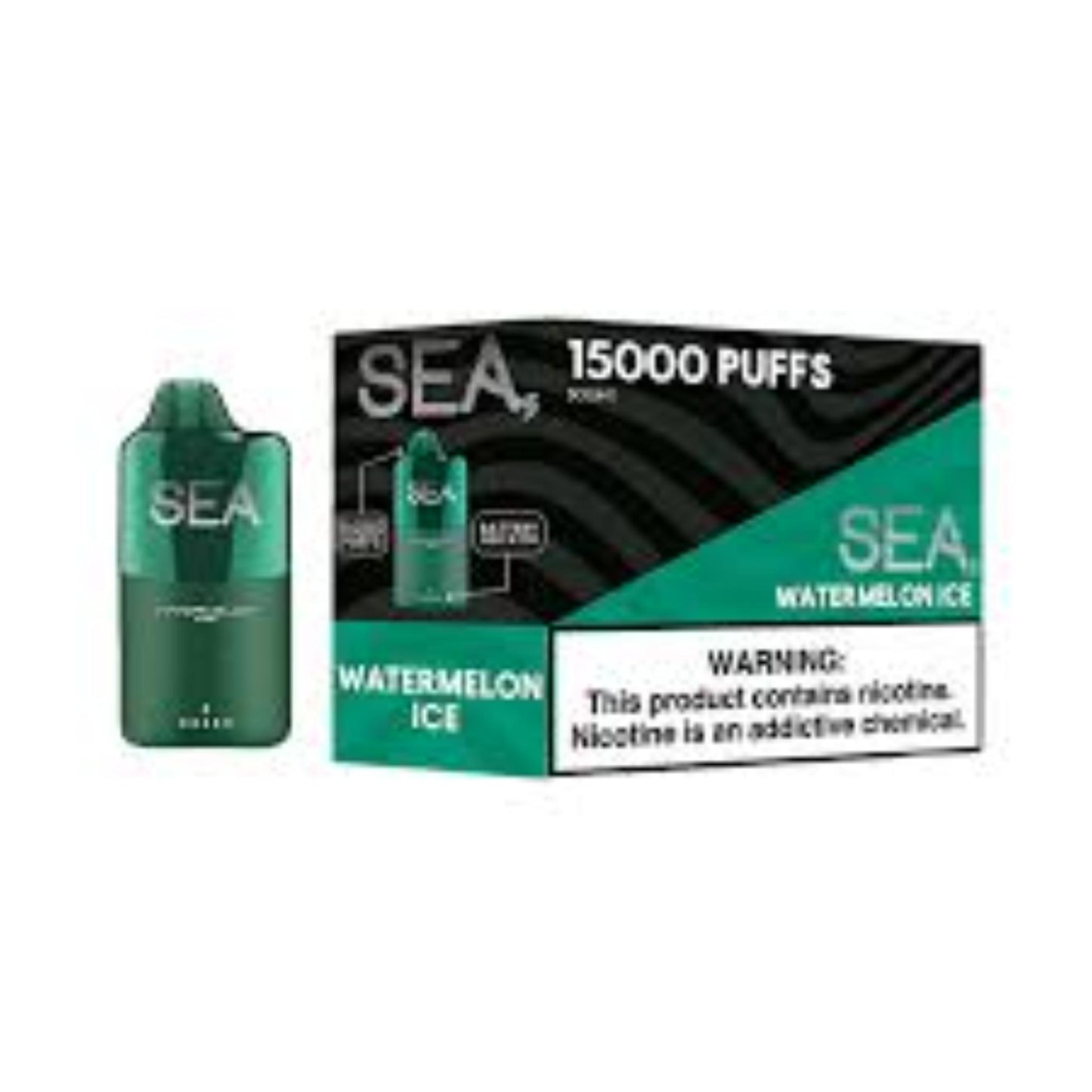 SEA 15K PUFF 5% NICOTINE 5CT BOX