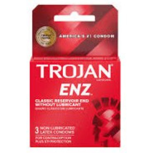 TROJAN CONDOM-ENZ RED 6CT
