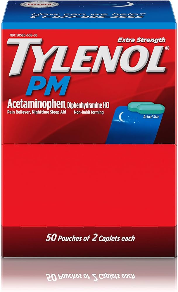MEDICINE BOX TYLENOL PM 25CT