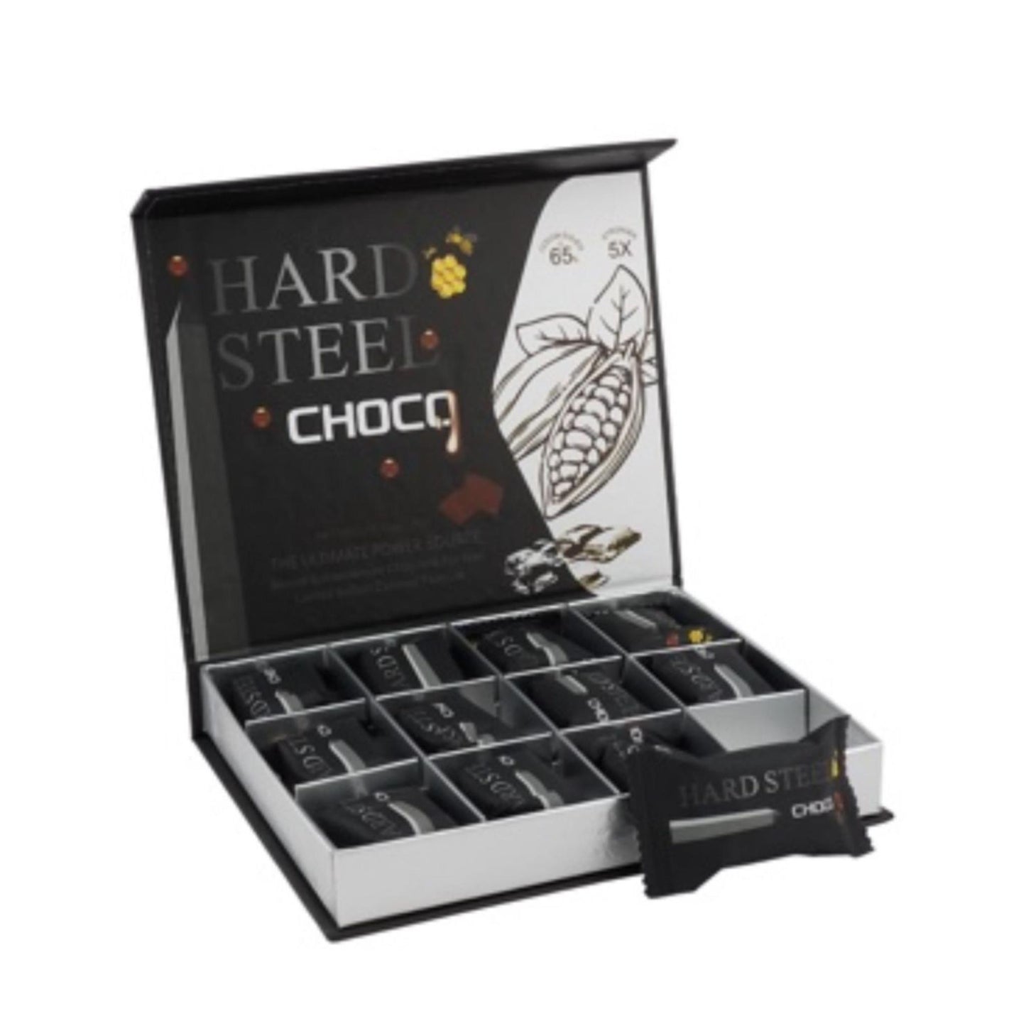 HARD STEEL CHOCOLATE 12CT BOX