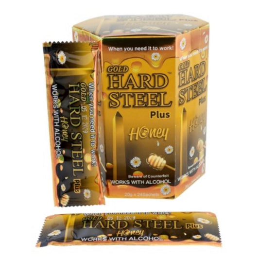HARD STEEL GOLD HONEY 24CT BOX