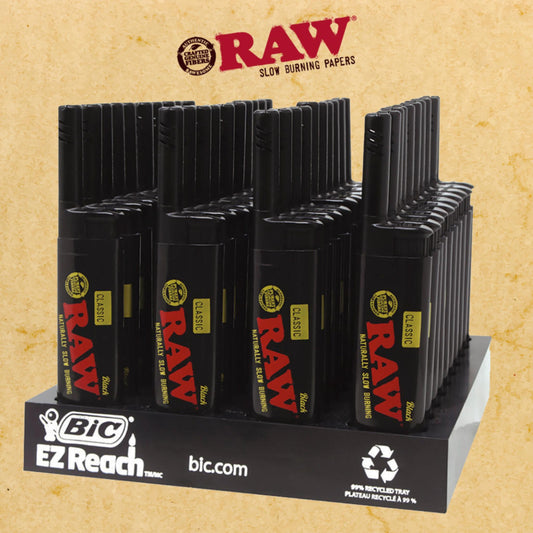 LIGHTER-RAW BLACK ENTENDO 50CT
