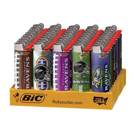 BIC LIGHTER-RAVENS 50CT