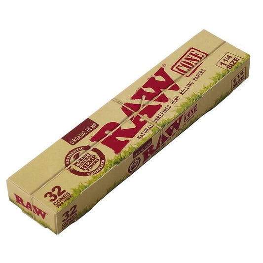 RAW 32CONE-1 1/4 ORGANIC