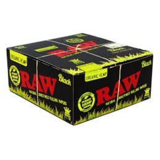 RAW KS SLIM BLACK ORGANIC HEMP 50CT