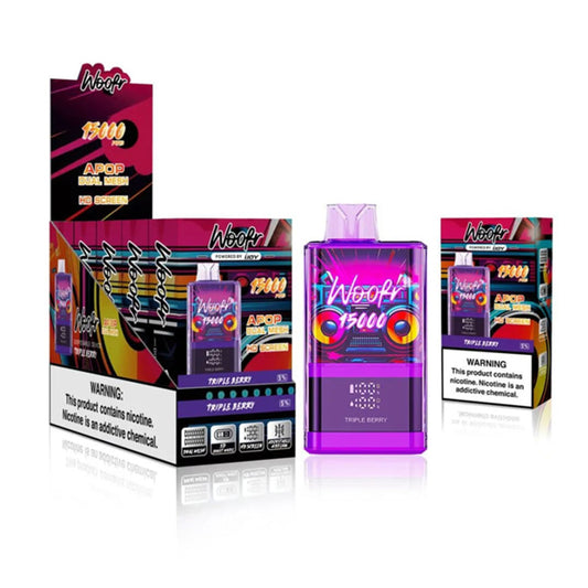 WOOFR 15K PUFF 5% NICOTINE 5CT BOX